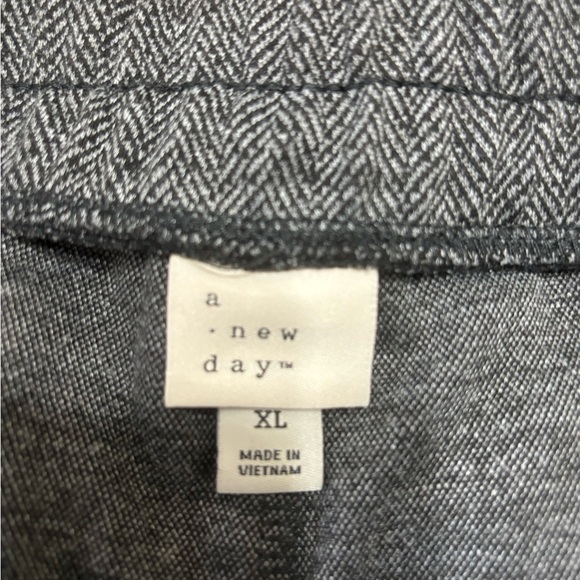 Grey Herringbone Pants - Picture 3 of 3